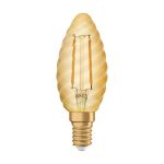 Ledvance Vintage 1906 LED E14 Kerze Gold 2.5W 220lm - 824 | Ersatz für 25W