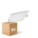 Mehrfachpackung 6x Ledvance LED Deckenstrahler Quadrat SQ210 18W 1530lm 120D - 840  