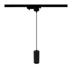 Rail Monophasé Suspension Luminaire GU10 Culot Noir