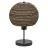 Ledvance Decor Lampe De Table Boule Brun | Convient pour 1x E27
