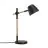 Nordlux Theo Lampe De Table Métal et Bois Noir | Convient pour GU10
