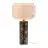 DFTP by Nordlux Takai Lampe De Table Marbre et Textile Beige | Convient pour E27