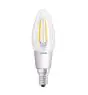 Osram Superstar Classic LED E14 Bougie Filament Claire 4W 470lm - 822-827 Dim To Warm | Dimmable - Remplacement 40W