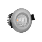 Spot LED Forseti Aluminium 6W 400lm 36D - 927 Blanc Très Chaud | Diamètre 72mm - IP44 - Meilleur rendu des couleurs - Dimmable