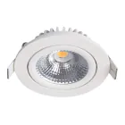 LED inclinable Spot Blanc Ronde 5W 550lm 60D - 940 | 85mm - IP54 - Dimmable - Meilleur rendu de couleur
