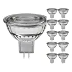 Lot 10x Spot LED GU5.3 MR16 7.5W 621lm 36D - 827 | Dimmable - Remplacement 50W
